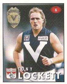 1996 Select AFL Stickers #6 Tony Lockett Front